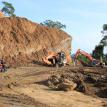 land slide access road